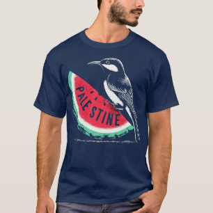 Palestine Watermelon and Sunbird T-Shirt