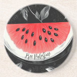 Palestine Watermelon Coaster