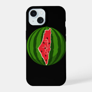 Palestine Watermelon Flag Map. Free Palestinians iPhone 15 Case