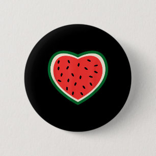 Palestine Watermelon Vintage Palestinian Colours 2 Inch Round Button