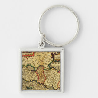 PalestinePanoramic MapPalestine 5 Keychain