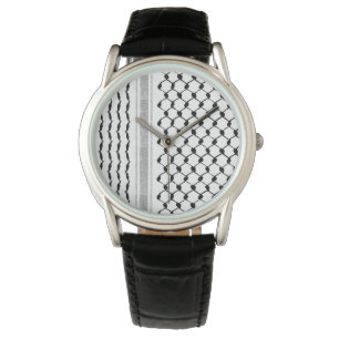 Palestinian Arabic Kufiya Pattern eWatch Watch