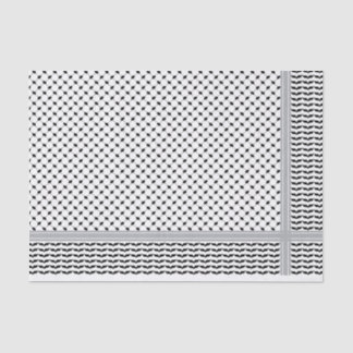 Palestinian Black & White Keffiyeh Tissue Paper