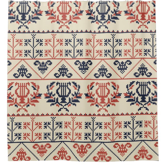 Palestinian embroidery motif, seamless pattern des (Front)