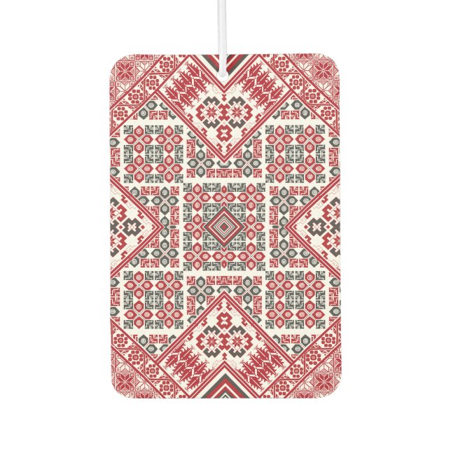 Palestinian Embroidery pattern 2  Air Freshener (Front)