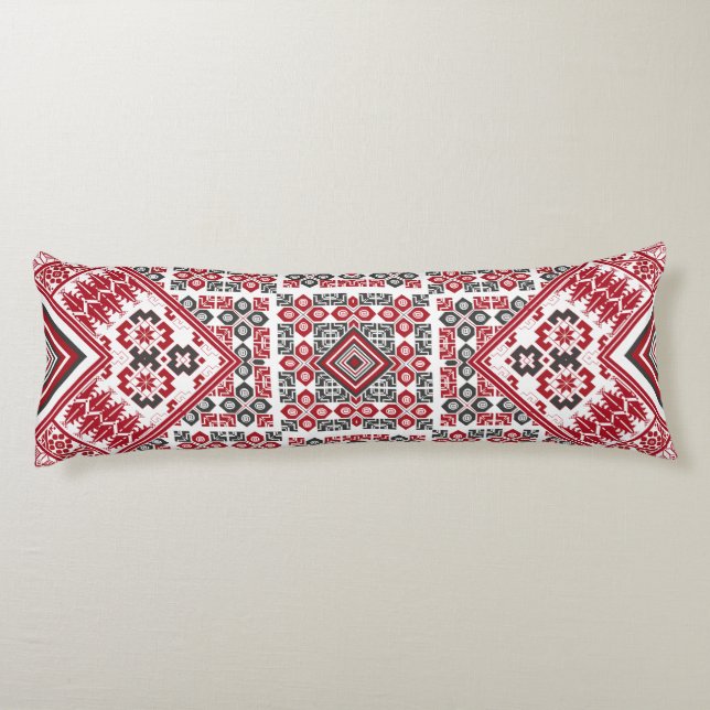  Palestinian Embroidery pattern 2 Body Pillow (Back)