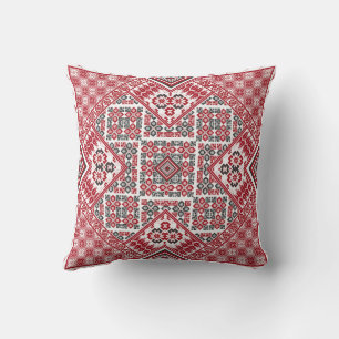 Palestinian Embroidery pattern 2 Throw Pillow