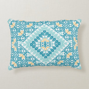 Palestinian Embroidery pattern Printed Design Accent Pillow