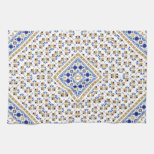 Palestinian Embroidery pattern Printed Design Kitchen Towel
