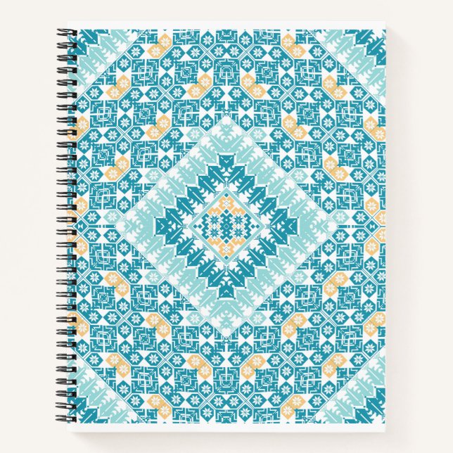 Palestinian Embroidery pattern Printed Design Notebook (Front)