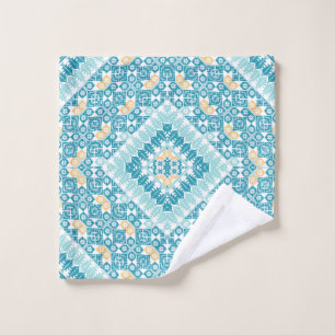 Palestinian Embroidery pattern Printed Design Wash Cloth
