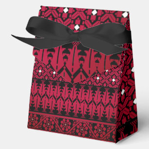Palestinian Embroidery Tatreez printed design  Favor Box