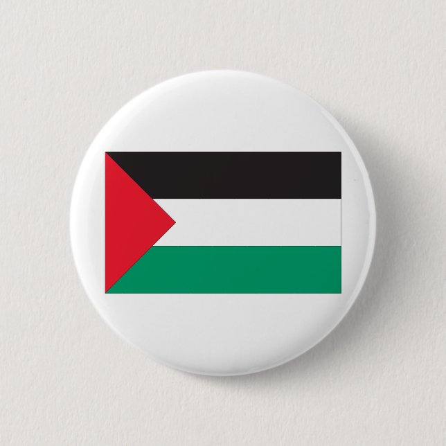 Palestinian Flag 2 Inch Round Button (Front)