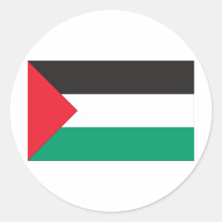 Palestinian Flag Classic Round Sticker