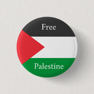 Palestinian flag Free Palestine customized 1 Inch Round Button