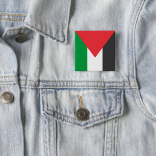 Palestinian flag Free Palestine customized 2 Inch Square Button