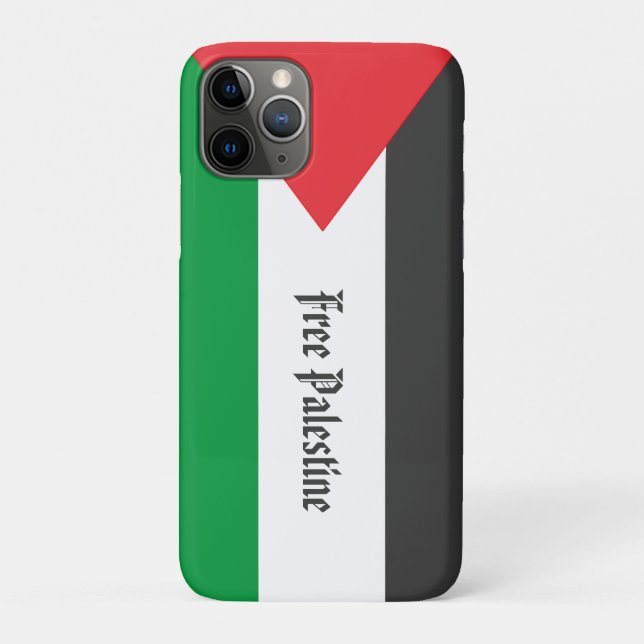 Palestinian flag Free Palestine customized Case-Mate iPhone Case (Back)
