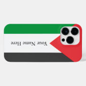 Palestinian flag Free Palestine customized iPhone Case (Back Horizontal)