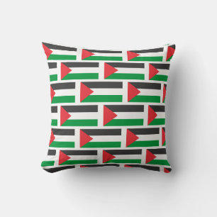 Palestinian flag Free Palestine customized Throw Pillow