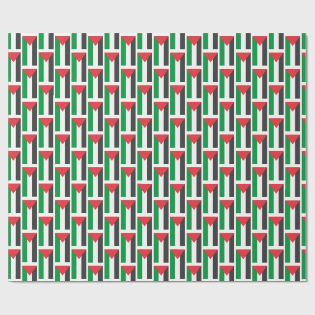 Palestinian flag Free Palestine  Wrapping Paper (Flat)