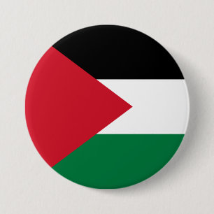 Palestinian Flag (Palestine) 3 Inch Round Button