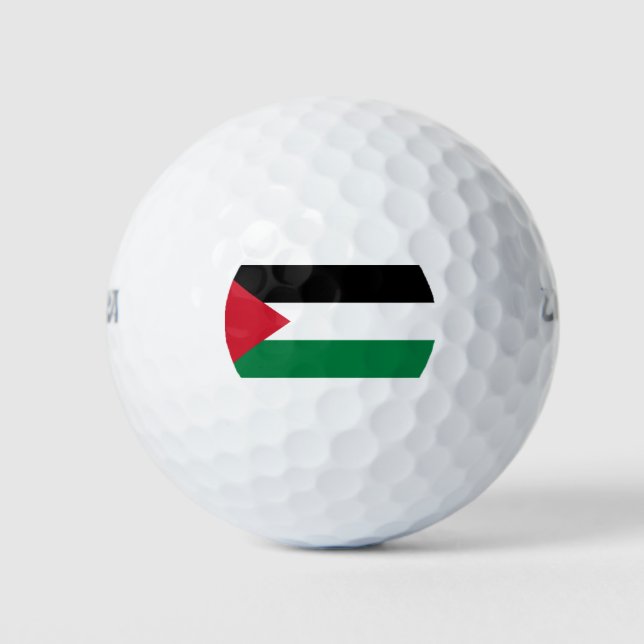 Palestinian Flag (Palestine) Golf Balls (Front)