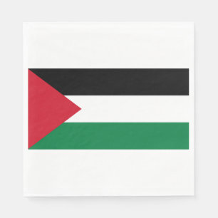 Palestinian Flag (Palestine) Napkin