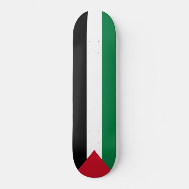 Palestinian Flag (Palestine) Skateboard (Front)