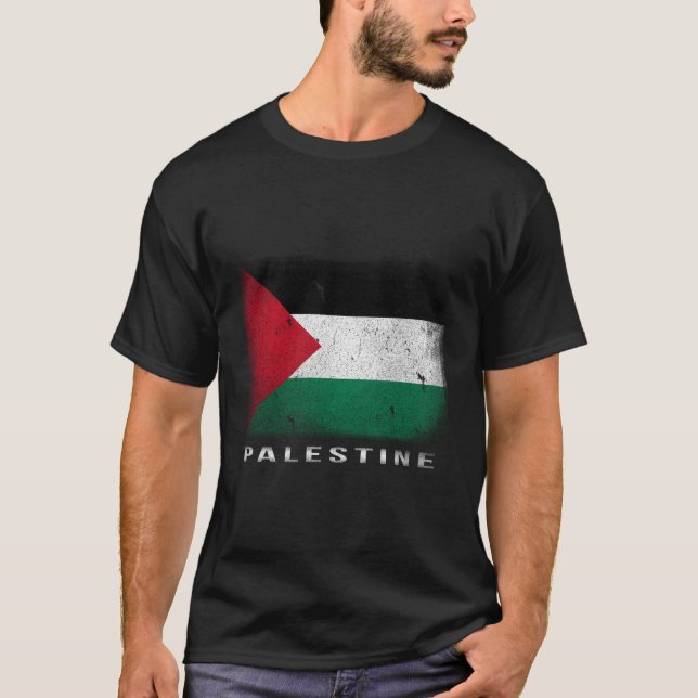Palestinian Flag Palestine Souvenir T-Shirt (Front)