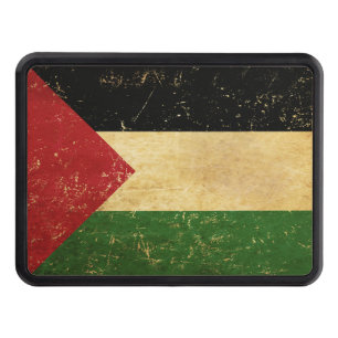 Palestinian Flag Vintage Hitch Cover