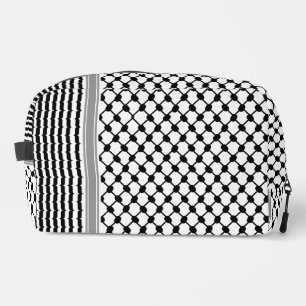 Palestinian Hatta Keffiyeh Kufiya Folk (2 Pattern) Dopp Kit