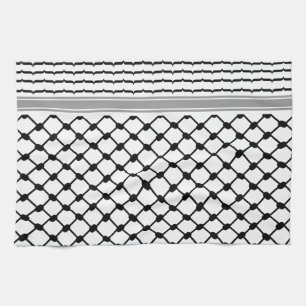 Palestinian Hatta Keffiyeh Kufiya Folk (2 Pattern) Kitchen Towel