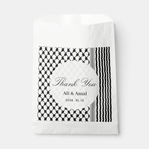 Palestinian Hatta Keffiyeh Thank You Wedding  Favour Bag