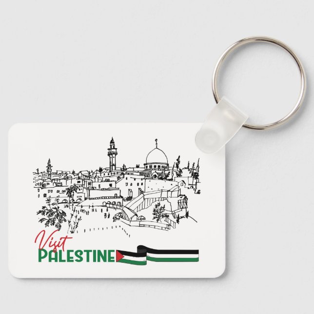 Palestinian Heritage and Hope Keychain (Front)