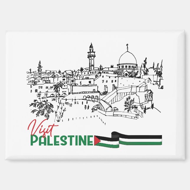 Palestinian Heritage and Hope Magnet (Front)