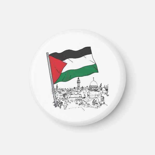 Palestinian Heritage and Hope Magnet (Front)