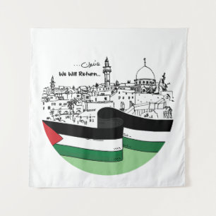 Palestinian Heritage and Hope: We Will Return Tapestry