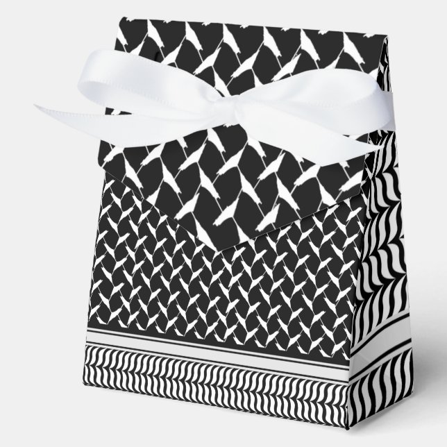 Palestinian Keffiyeh  Favor Box (Front)