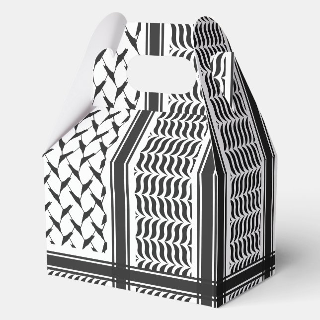 Palestinian keffiyeh  favor box (Front)