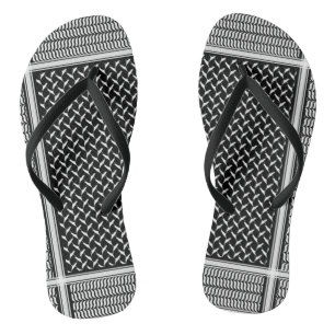 Palestinian Keffiyeh  Flip Flops