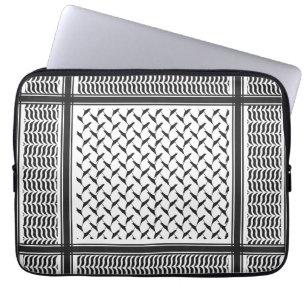 Palestinian keffiyeh laptop sleeve