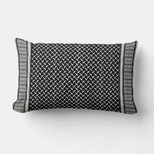 Palestinian Keffiyeh Lumbar Pillow