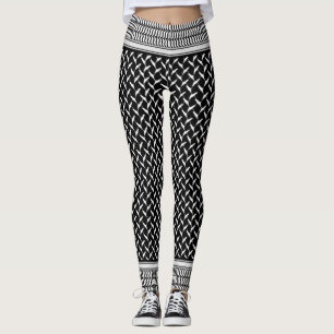 Palestinian Keffiyeh map Leggings