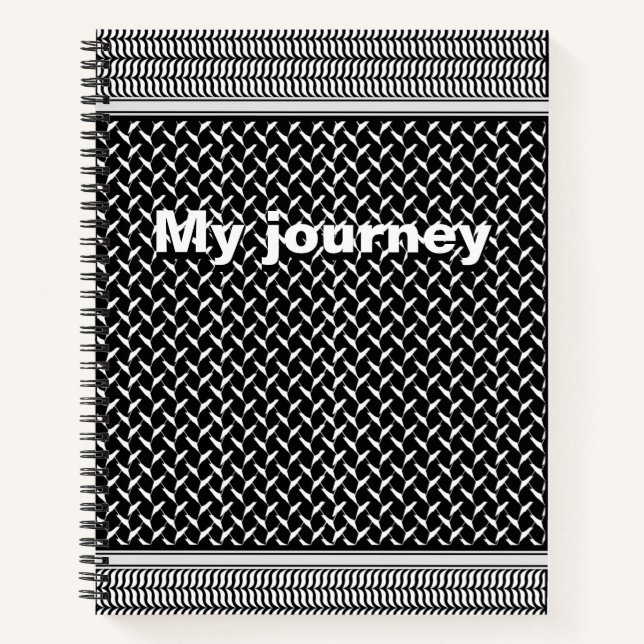 Palestinian Keffiyeh Notebook (Front)