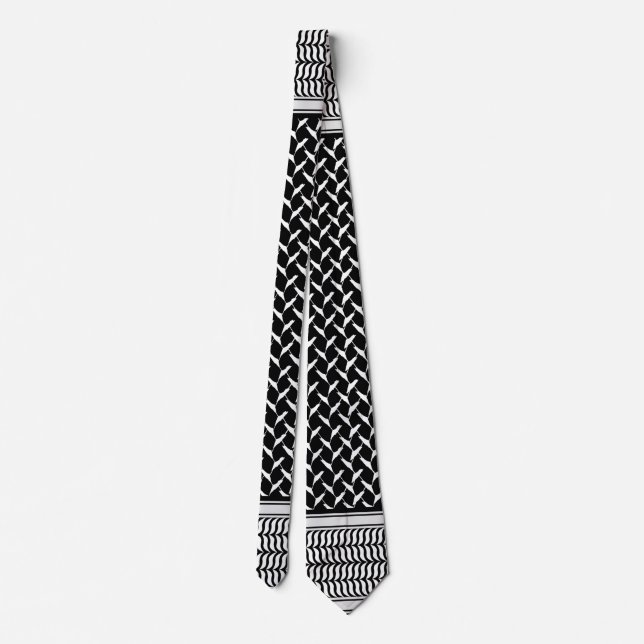 Palestinian Keffiyeh  Tie (Back)