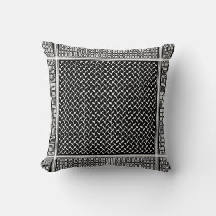 Palestinian Keffiyeh Tote Bag Throw Pillow