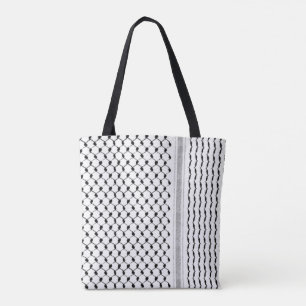 Palestinian Kufiya Custom Designed Tote Bag