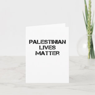 Palestinian Lives Stop Genocide In Palestine Stop  Card