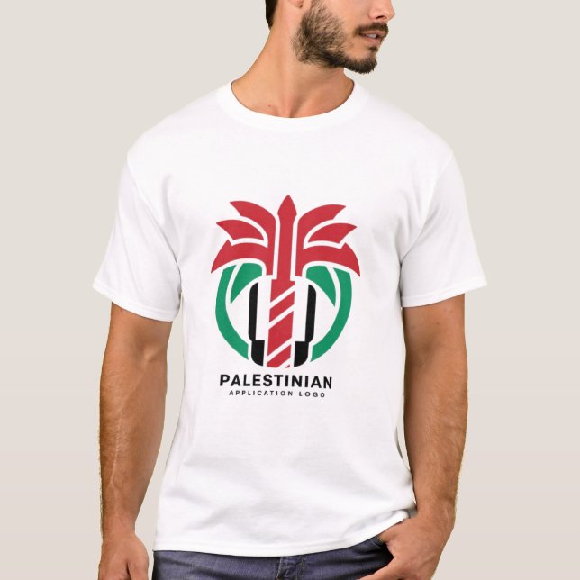 Palestinian Logo Design (Palestine) T-Shirt (Front)