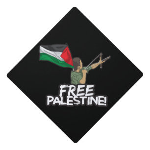 Palestinian Resister kid-flag Palestinians Freedom Graduation Cap Topper